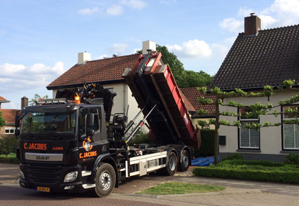 Foto grondwerken minigraver